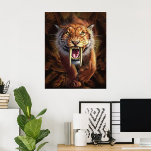 Poster Tigre Sabertooth