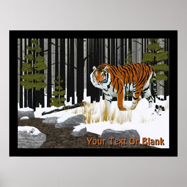 Poster Tigre Siberiano (Frente)