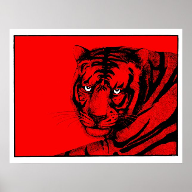 PÓSTER TIGRE VERMELHA (Frente)