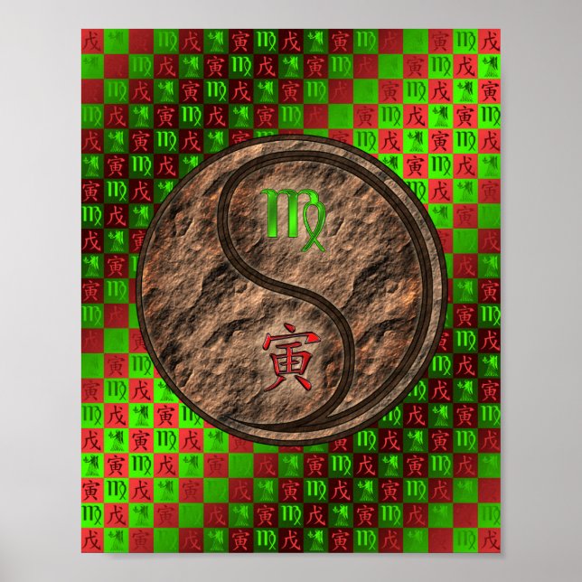 Poster Tigre Virgo & Earth (Frente)