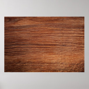 Poster Tijolo castanho velho na parede de betão em forma 