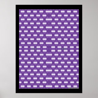 Poster Tijolos Roxos Cruz