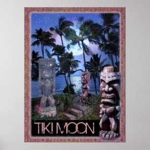 Póster Tiki Moon