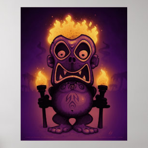 Póster Tiki Munkee