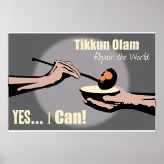 Poster Tikkun Olam..Repare o mundo