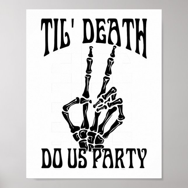 Poster Til Death Do United Party Bride Gothic Bacheloret (Frente)