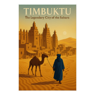 Póster TIMBUKTU – A Cidade Lendária do Saara”