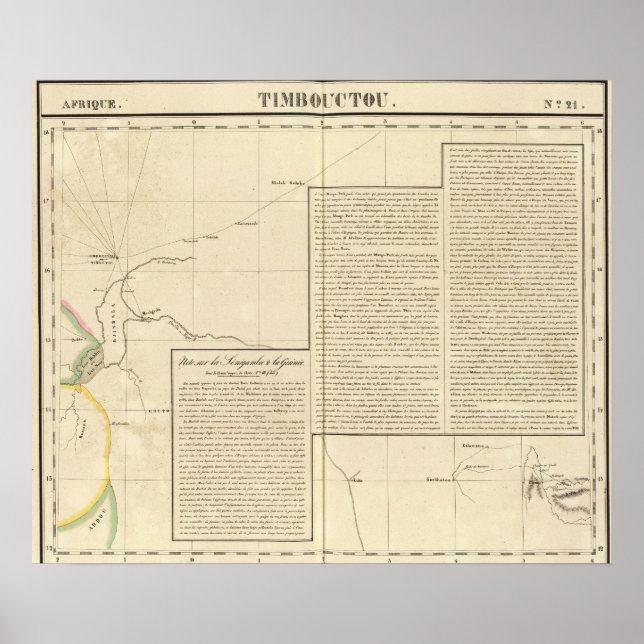 Poster Timbuktu África (Frente)