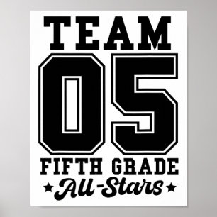 Poster Time da Equipe de Todos as Estrelas da 5ª Série de