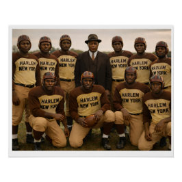 Póster Time de Futebol New York Brown Bombers
