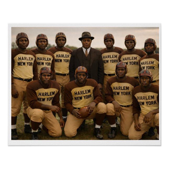 Póster Time de Futebol New York Brown Bombers (Frente)