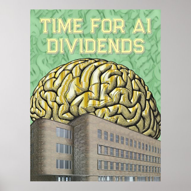 Poster Time For AI Dividends (Frente)