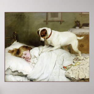 Póster Time to get up mousepad