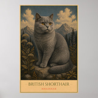 Poster Timeless Charm: British Shorthair