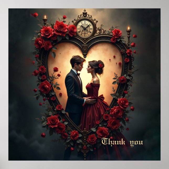 Poster Timeless Love –Victorian Gothic Wedding Collection (Frente)