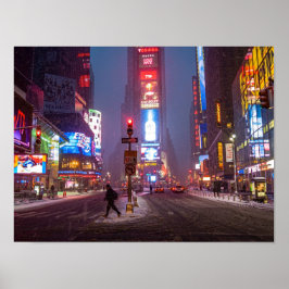 Poster Times Square Invernal