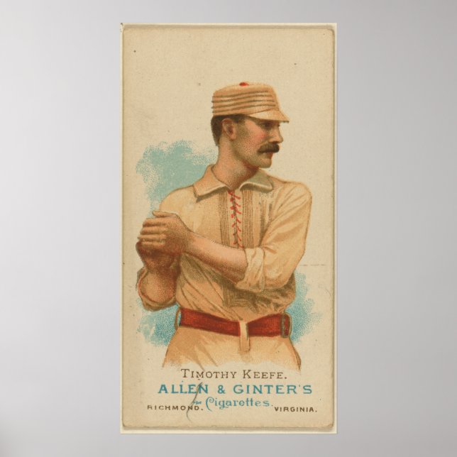 Poster Timothy Keefe, New York Giants (Frente)