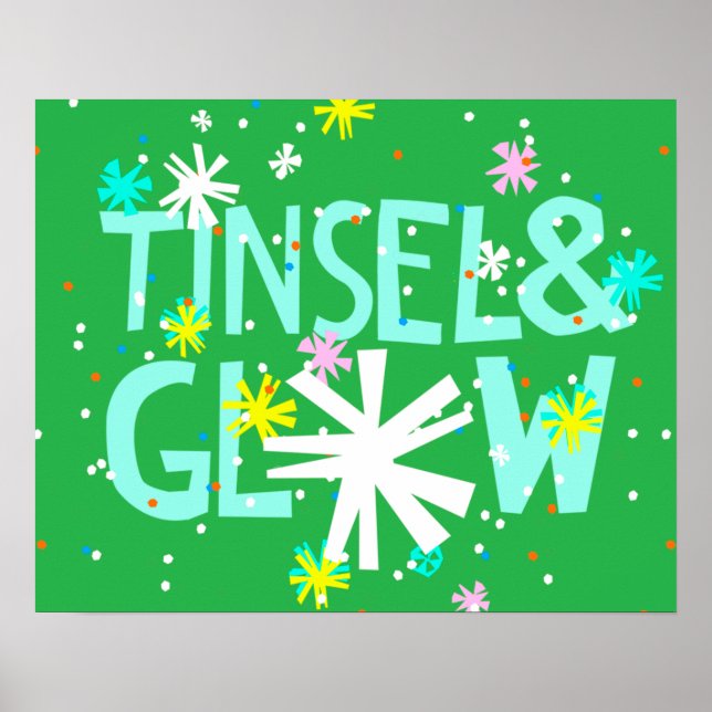 Poster Tinsel e Brilho (Frente)