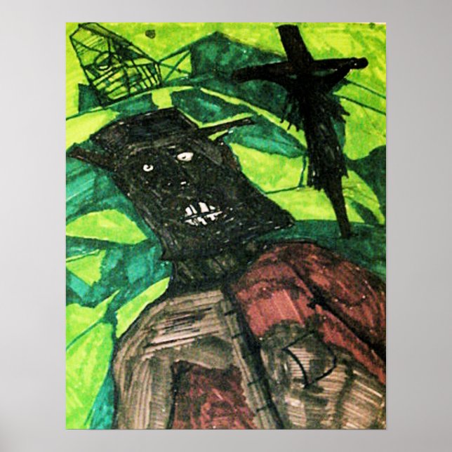 Póster tinta de ladrão de túmulo (Frente)