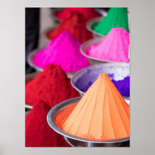 Poster Tinta em Pó Holi