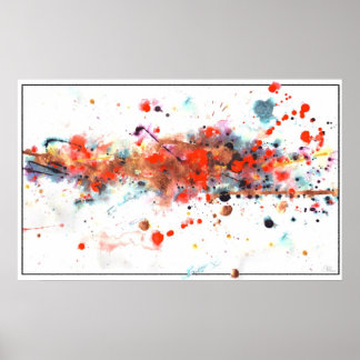 Poster Tinta esmagada