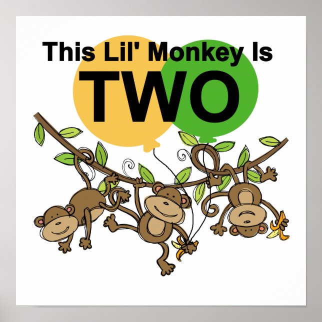 Póster Tintas-segundos aniversários e presentes para maca (Frente)