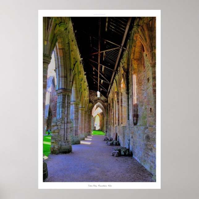Poster Tintern Abbey Cistercian Monastery Wales (Frente)