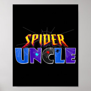 Poster Tio Aranha Design Dia dos Pais Família Combinando