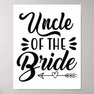 Poster Tio Da Noiva Festa de casamento Bridal Sho