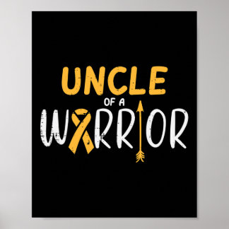 Poster Tio De Um Cancer De Infância Guerreiro Friso Aware