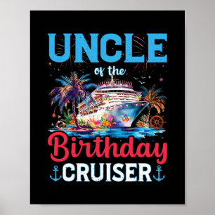 Poster Tio Do Cruiser De Aniversário Divertido Presentes