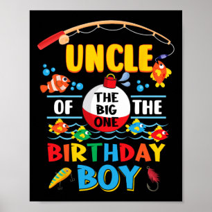 Poster Tio do Grande Peixe Pescaria 1º Aniversário Ofisha