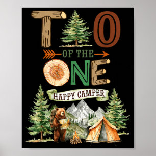Poster Tio do único campista feliz aniversário de 1 ano a