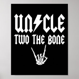 Poster Tio Dois A Família Da Mão Do Esqueleto Osso Aniver