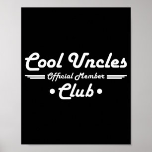 Poster Tio Novo Divertido Anúncio de Gravidez Tios Legais