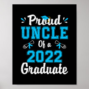 Poster Tio orgulhoso de uma classe de mais velho formando