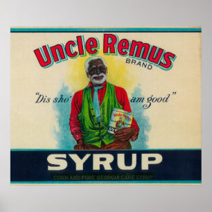 Póster Tio Remus Xarope LabelCairo, GA