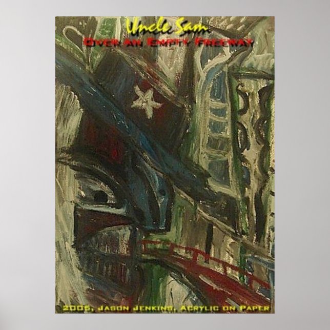 POSTER TIO SAM AUTO-ESTRADA VAZIA (Frente)