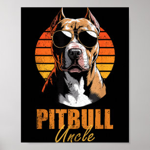 Poster Tio Tbull Legal e Divertido de Estilo Retro para A