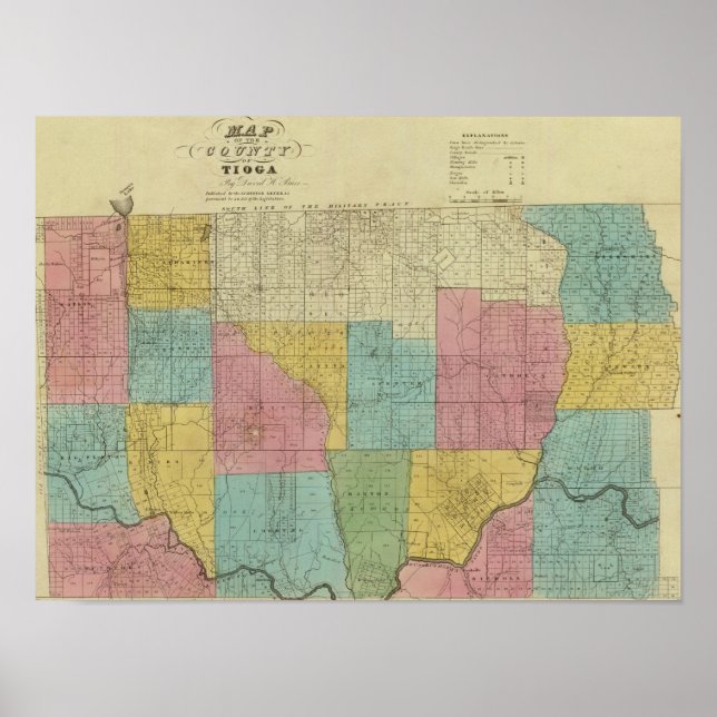 Póster Tioga (Frente)