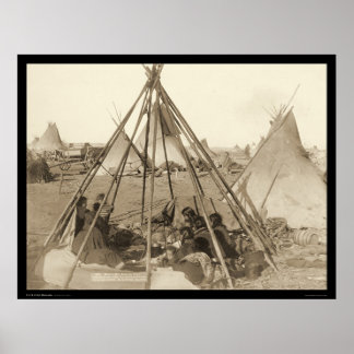 Poster Tipi da Sra. American Horse SD 1891
