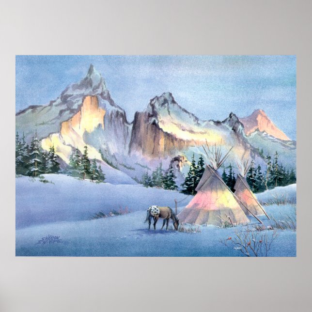 Poster TIPI WINTER APPALOSA por SHARON SHARPE (Frente)