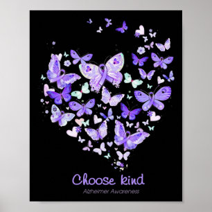 Poster Tipo Alzheimerheimer Sensibilização Butterflys Hea