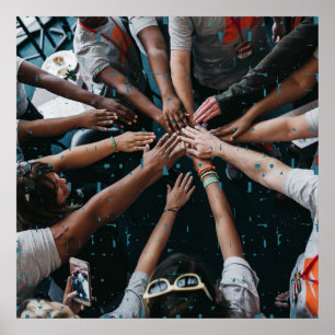 Poster Tipografia - Coragem - Foto Personalizada