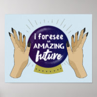 Tipografia da Fortune Teller Crystal Ball