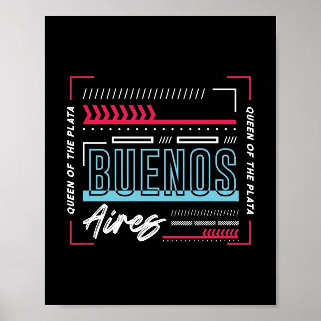 Poster Tipografia de Buenos Aires Gráfica | Moderna Argen (Frente)