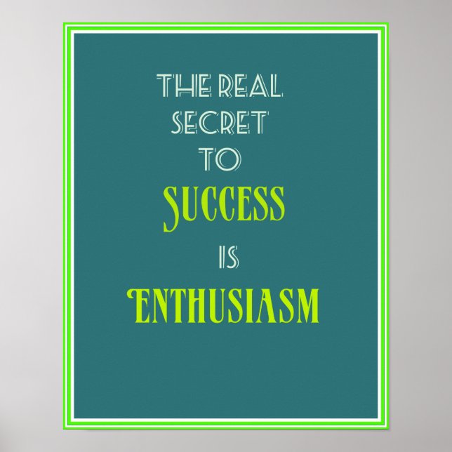 Póster Tipografia de Cotação Inspirativa (Frente)