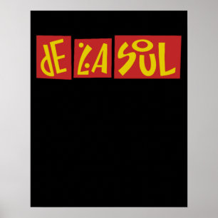 Poster Tipografia De La Soul
