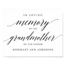 Tipografia em memória de amor  sinal de casamento 