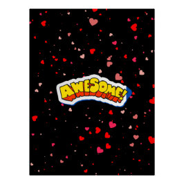 Póster Tipografia Incrível de Vibes